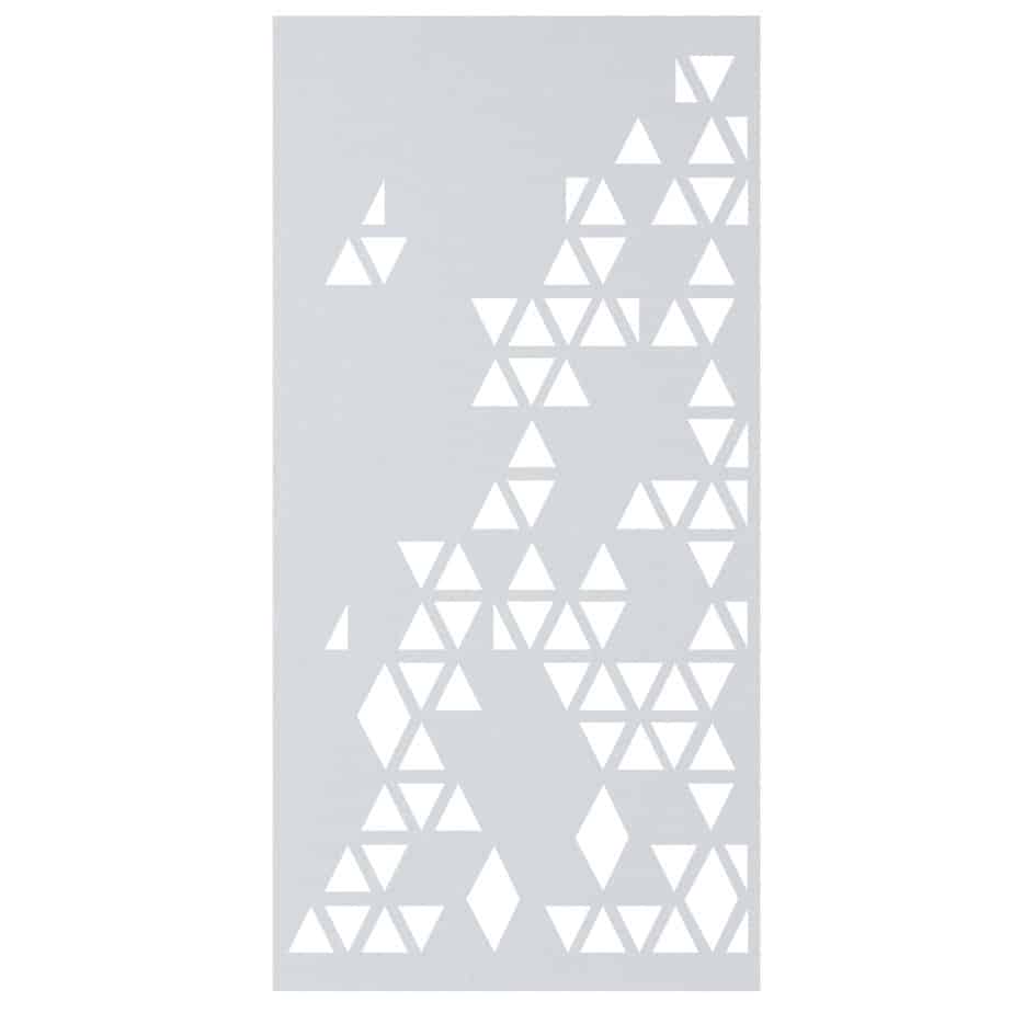 Hanging Room Divider - Delta in White