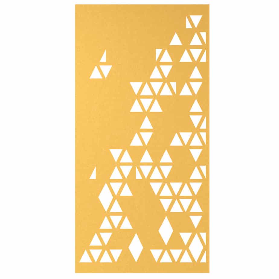 Hanging Room Divider – Waterfall in Yellow