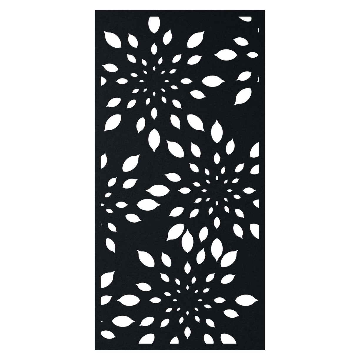 Hanging Room Divider - Petal in Black