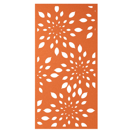 Hanging Room Divider - Petal in Orange