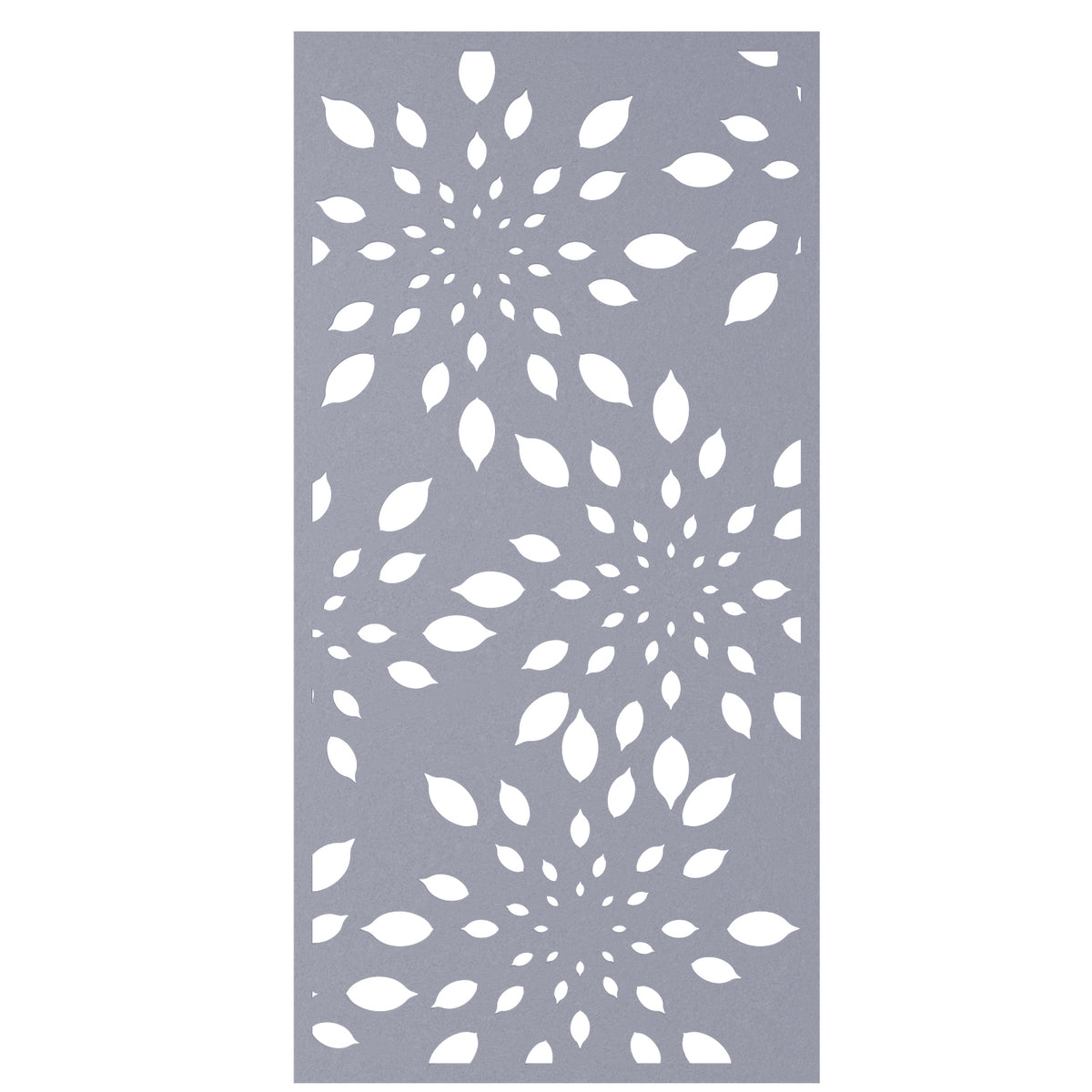 Hanging Room Divider - Petal in Silver