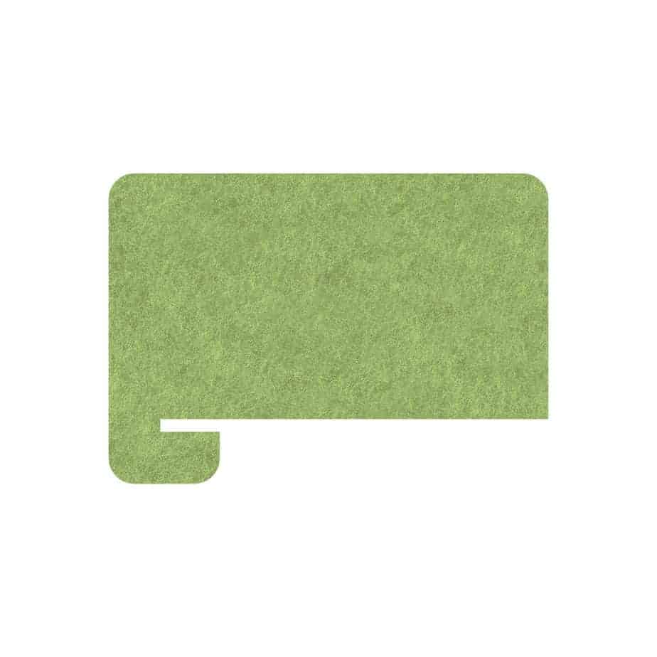 Desk Divider - Slide It - Slide on Desk Dividers in Lime