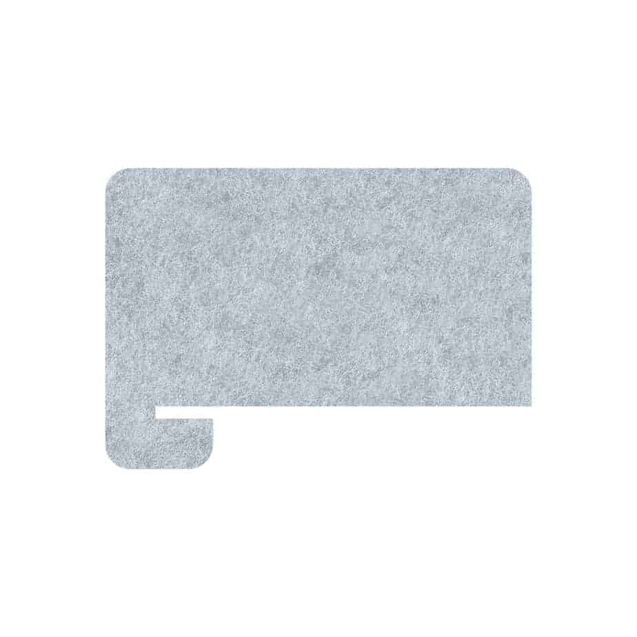 Desk Divider - Slide It - Slide on Desk Dividers in Marble