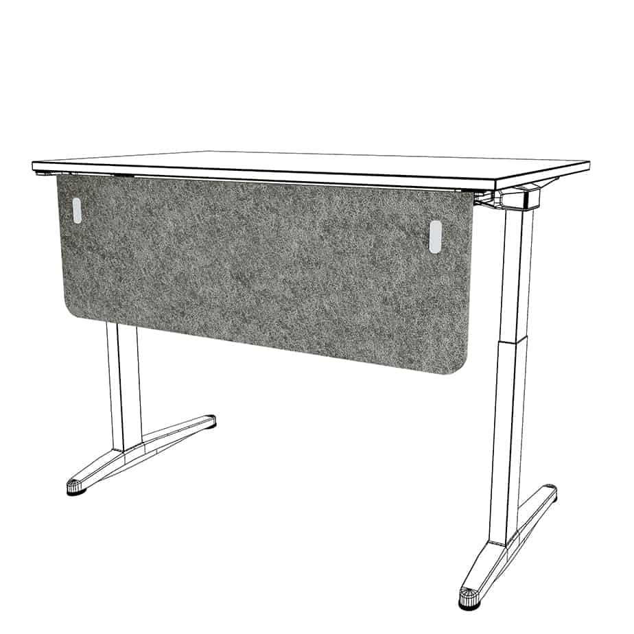 Desk Divider - Desk Modesty Screen