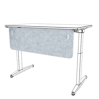 Desk Divider - Desk Modesty Screen