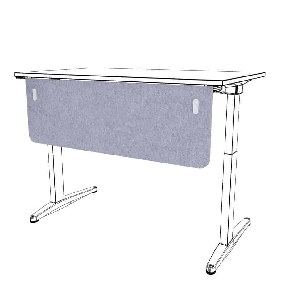 Desk Divider - Desk Modesty Screen