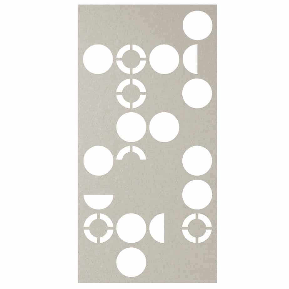 Hanging Room Divider - Orbit acoustic felt by Mumble By Design
