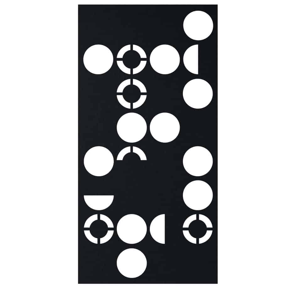 Hanging Room Divider - Orbit in Black