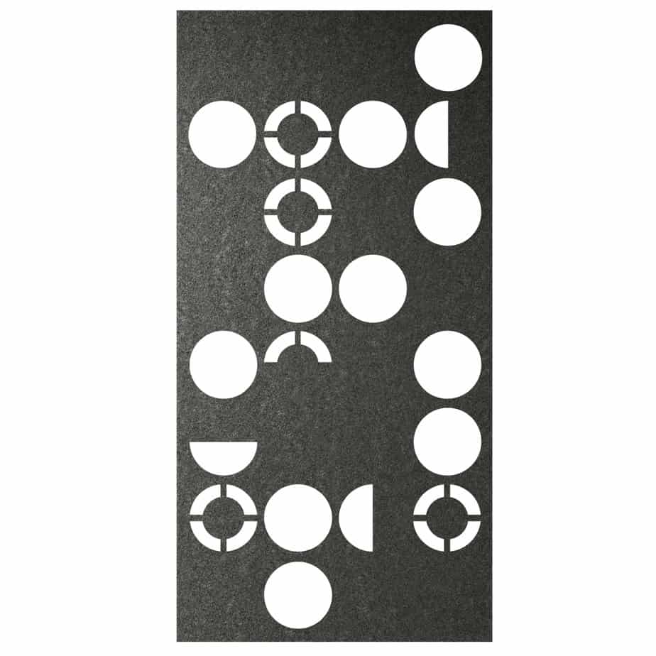 Hanging Room Divider - Orbit in Charcoal