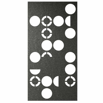 Hanging Room Divider - Orbit in Charcoal