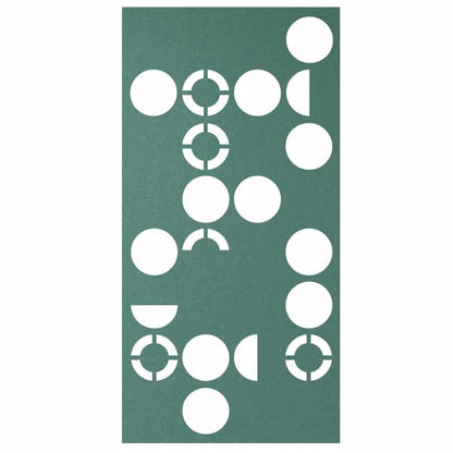 Hanging Room Divider - Orbit in Fern