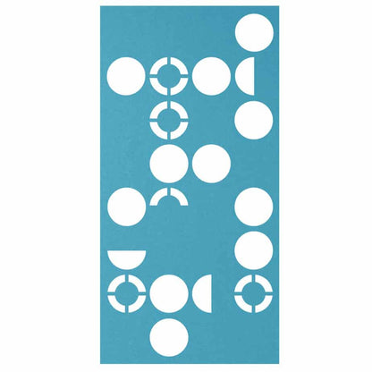 Hanging Room Divider - Orbit in Lagoon