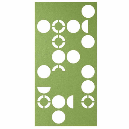 Hanging Room Divider - Orbit in Lime