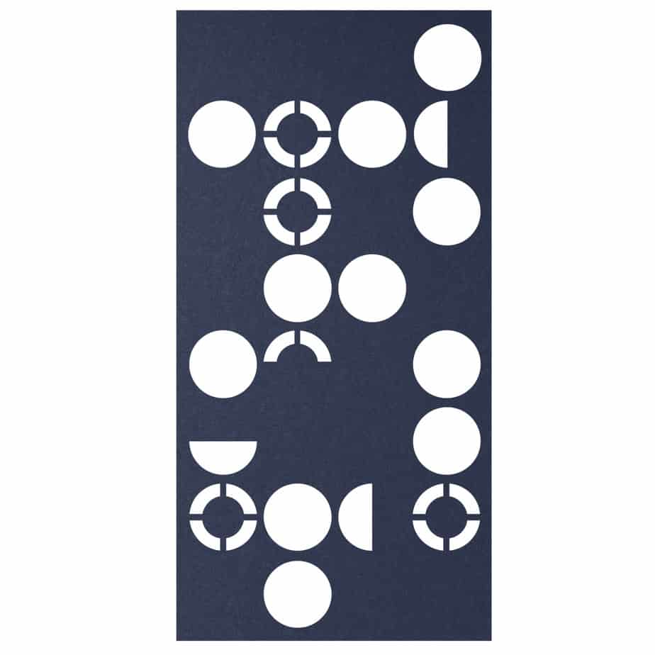Hanging Room Divider - Orbit in Navy