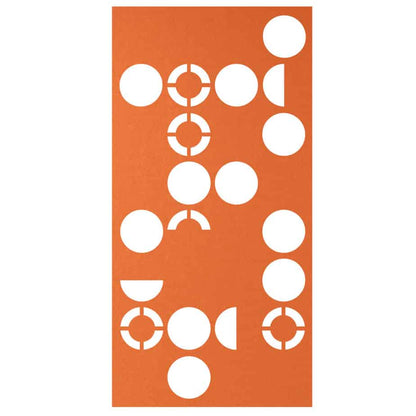Hanging Room Divider - Orbit in Orange