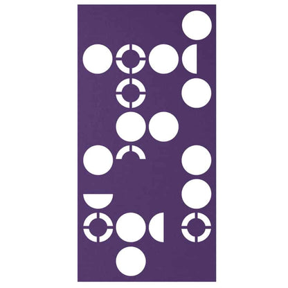 Hanging Room Divider - Orbit in Purple
