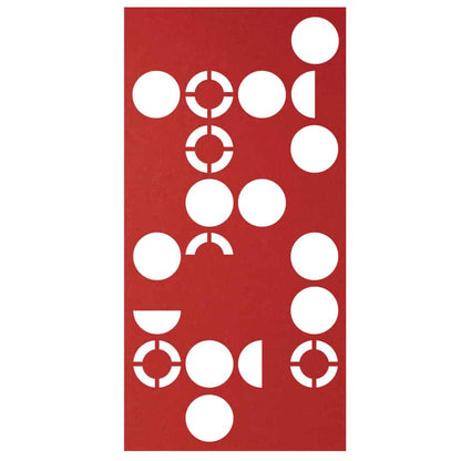 Hanging Room Divider - Orbit in Red