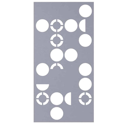 Hanging Room Divider - Orbit in Silver