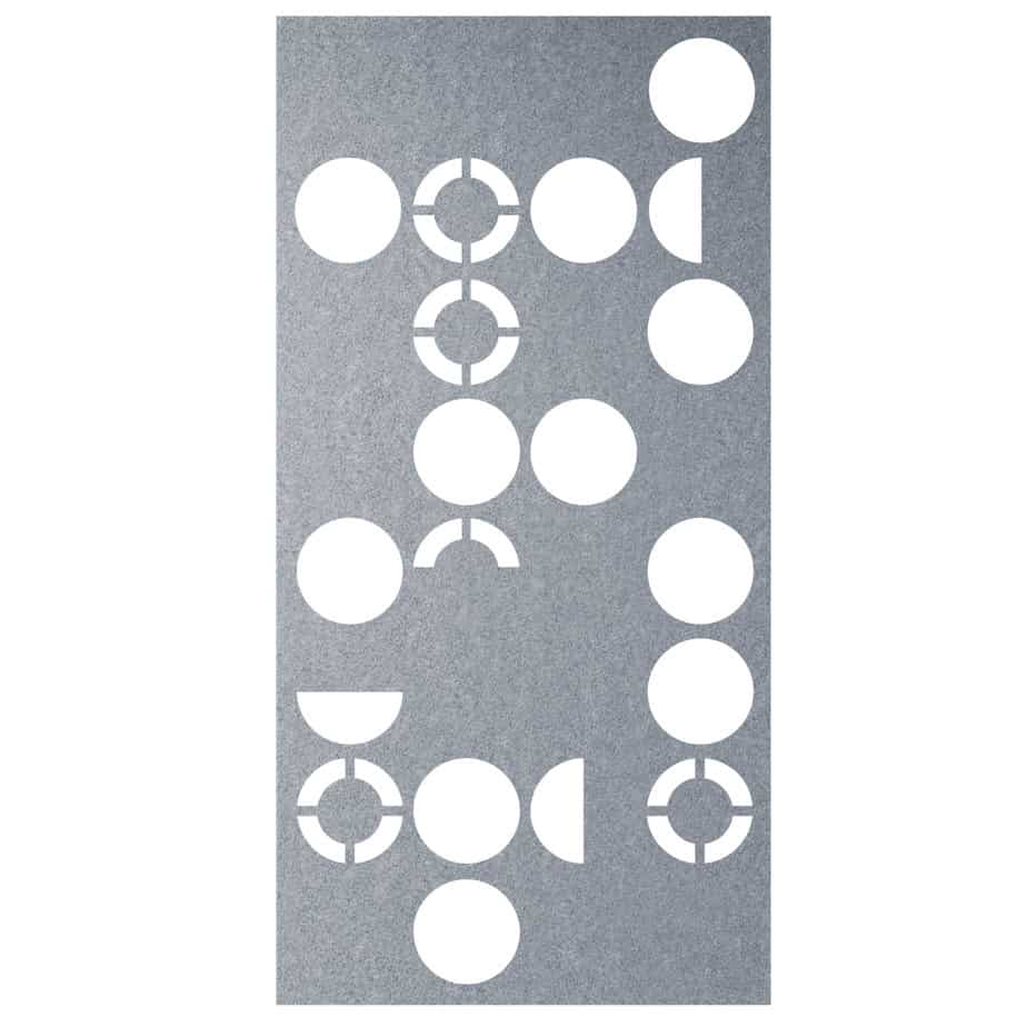 Hanging Room Divider - Orbit acoustic felt by Mumble By Design