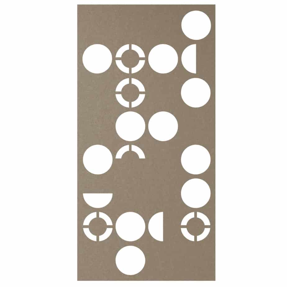 Hanging Room Divider - Orbit in Stone