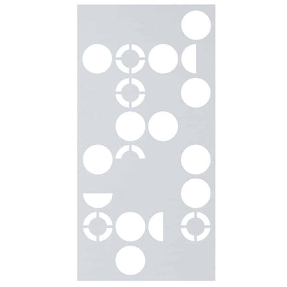 Hanging Room Divider - Orbit in White