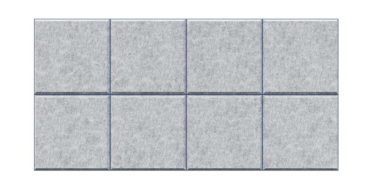 Wall Tiles - Outline in Blue