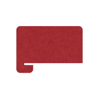 Desk Divider - Slide It - Slide on Desk Dividers in Red