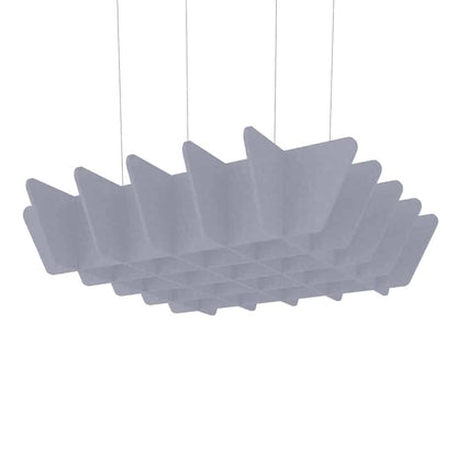 Acoustic Ceiling Baffles – Quad in Silver
