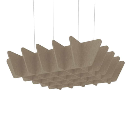 Acoustic Ceiling Baffles – Quad in Stone