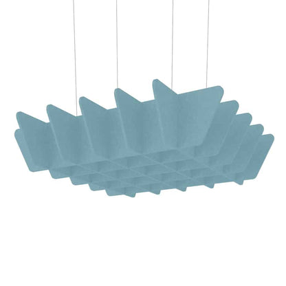 Acoustic Ceiling Baffles – Quad in Stream