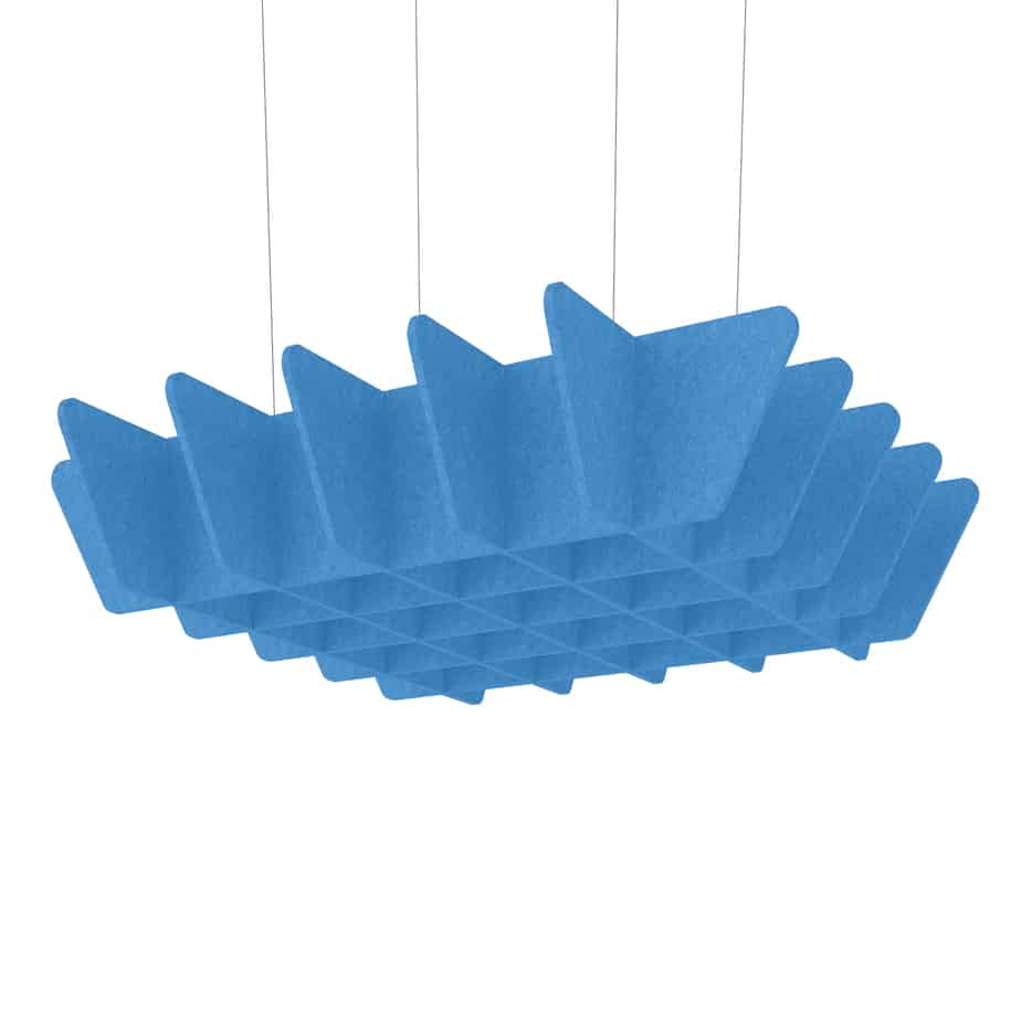 Acoustic Ceiling Baffles – Quad acoustic felt by Mumble By Design