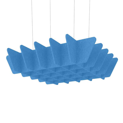 Acoustic Ceiling Baffles – Quad acoustic felt by Mumble By Design