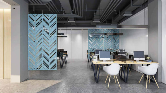Hanging Room Divider - Zag