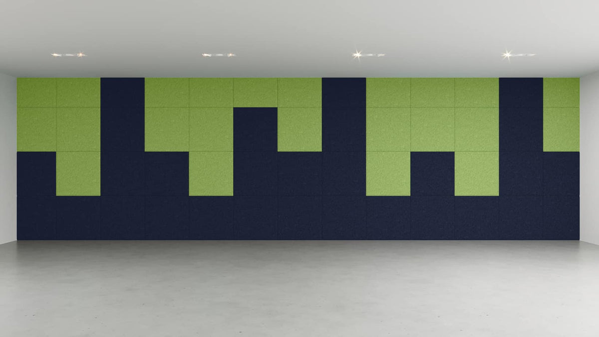 Peel n Stick Square Acoustic Wall Tiles - QTY 6