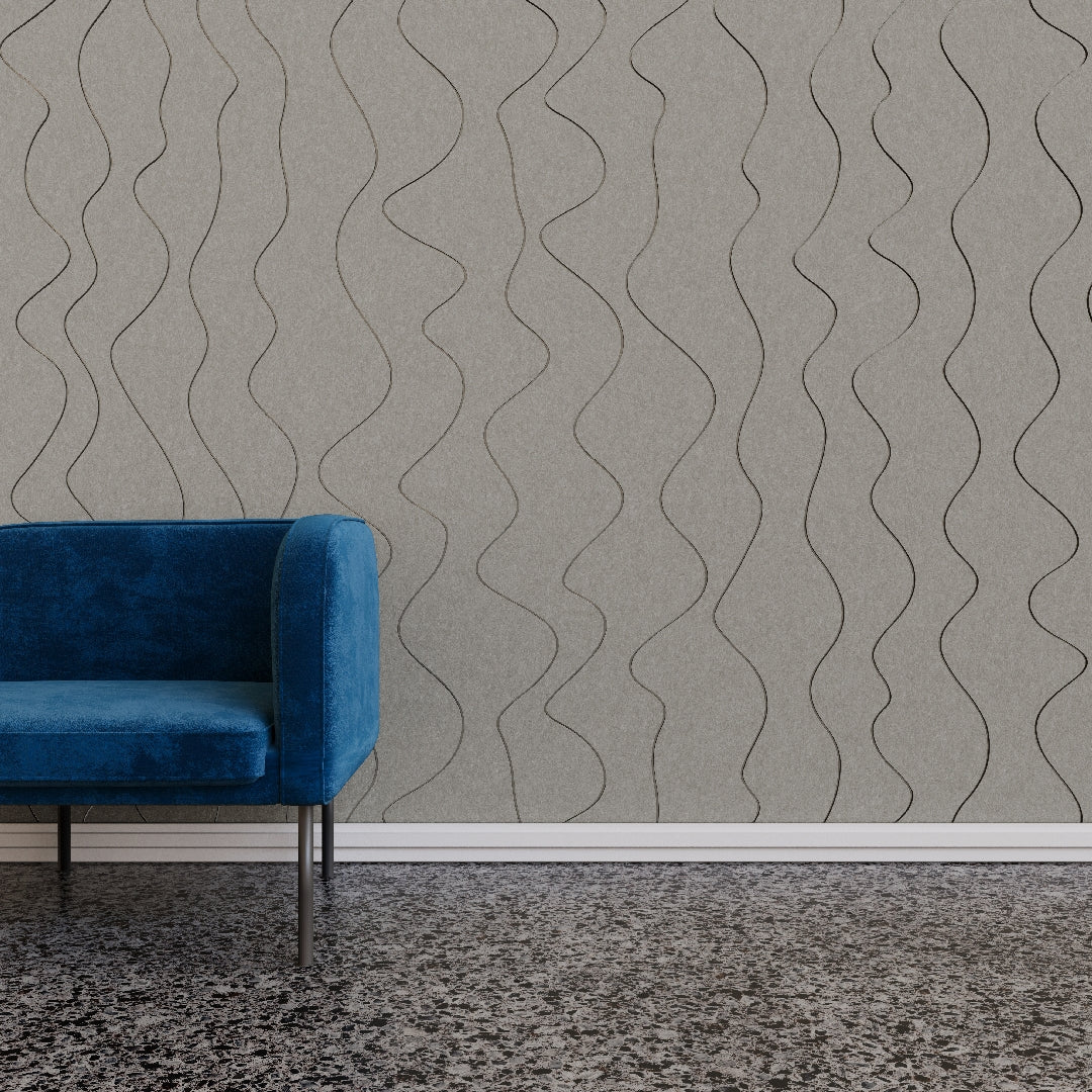 Acoustic Panels - Wavy Contour Series - QTY 2